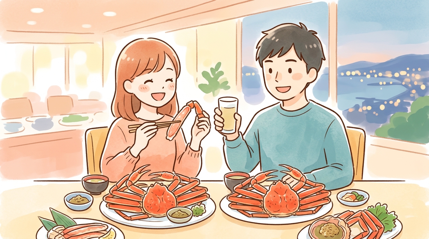 函館の蟹食べ放題が人気のホテル5選