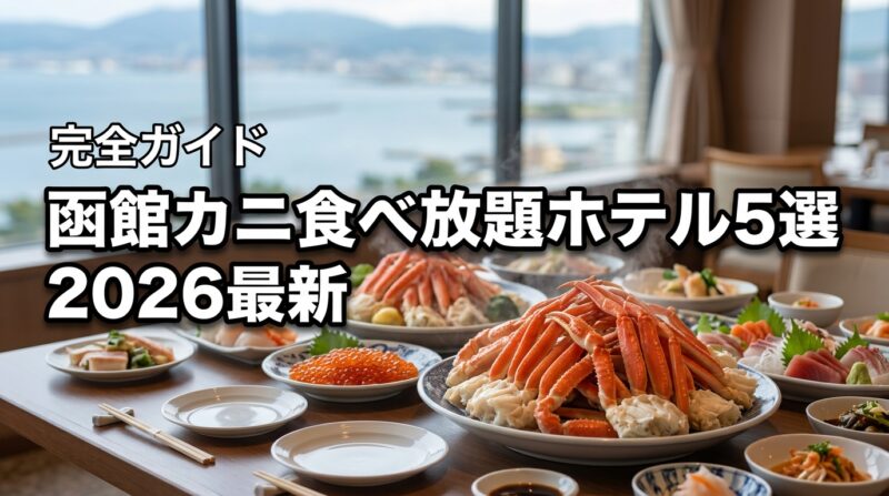 【2026最新】函館の蟹食べ放題ホテル5選！海鮮・温泉も妥協なし